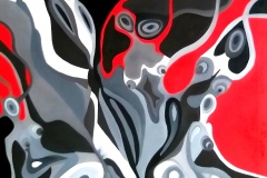 Sedimentazione - Olio su tela - 80x80 cm