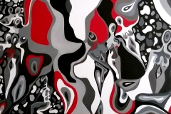Le metamorfosi dell'Archetipo - Olio su Tela -200x100 cm