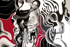 Tacito Lessico - Olio su Tela - 100x100 cm