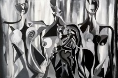 Pace Violata - Olio su Tela - 80x60 cm