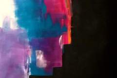 Sublimazione Involontaria da Stress - Acrilico su Tela - 60x80 - 2023 
