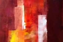 L'Altra Faccia del Sole - Acrilico su Tela - 30x40 - 2023 